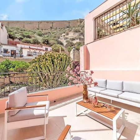 Romantico Atardecer Con Vistas,Terraza, Centrico Alicante Luaran gambar
